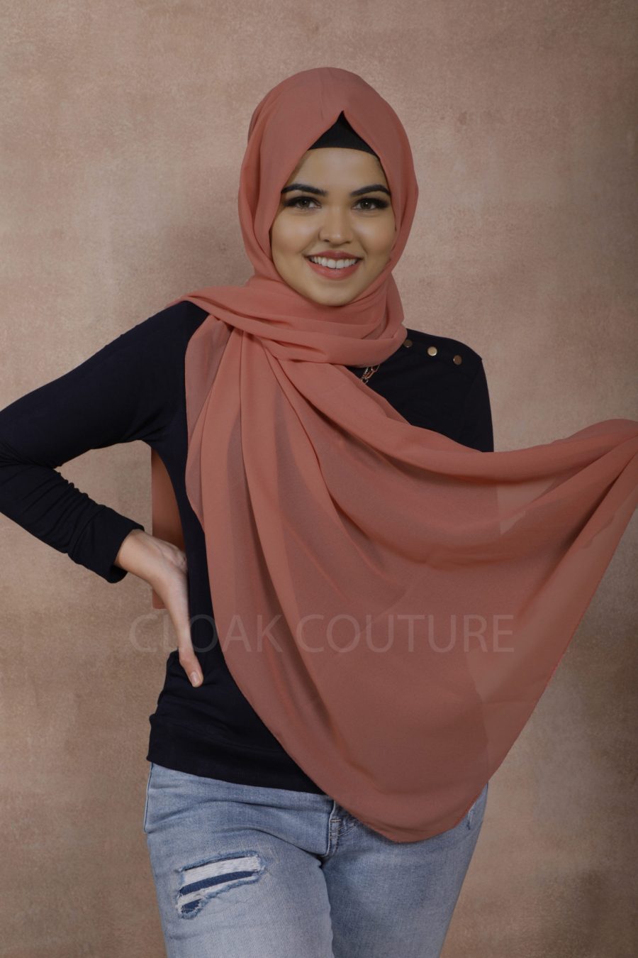 Shop Online Best Hijabs Brand At Cloak Couture Crinkled Cotton Chiffon And Georgette