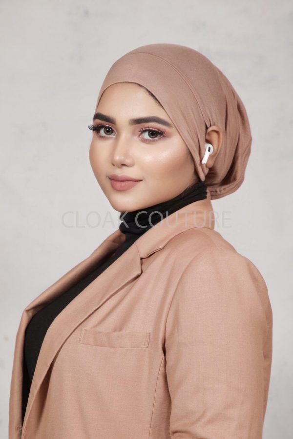 hijab cap with ear slits