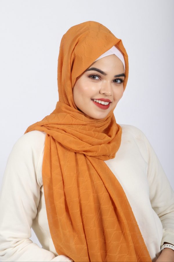 Mago Turkish Rhombus Embossed Hijab