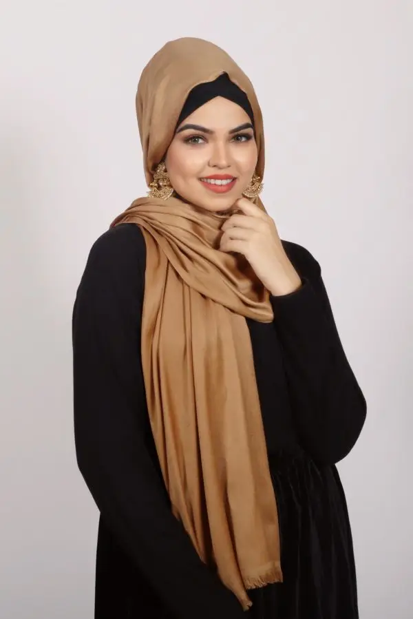 Bronze Gold Luxe Silk Hijab