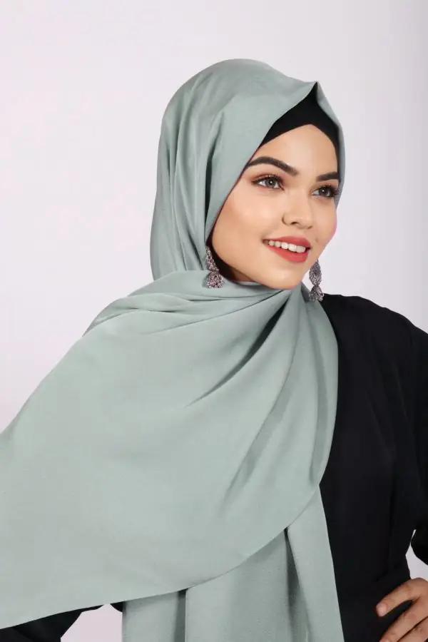 Frozen Mint Turkish Silk Hijab