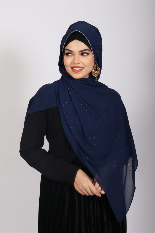Hana Rhinestone Georgette Hijab