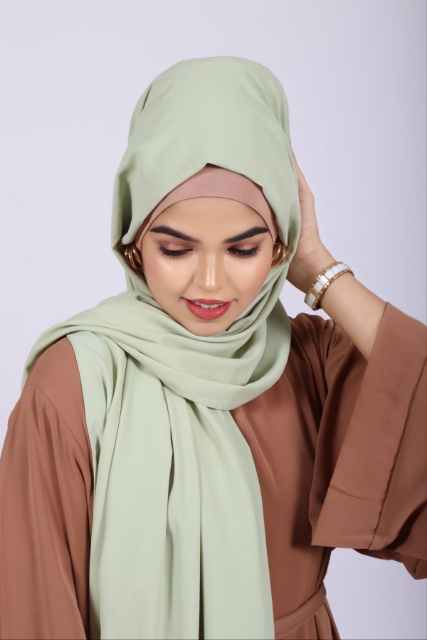 Pista Silk Chiffon Hijab