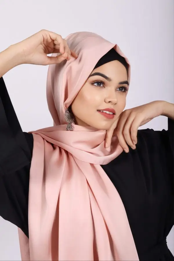 Blush Turkish Silk Hijab