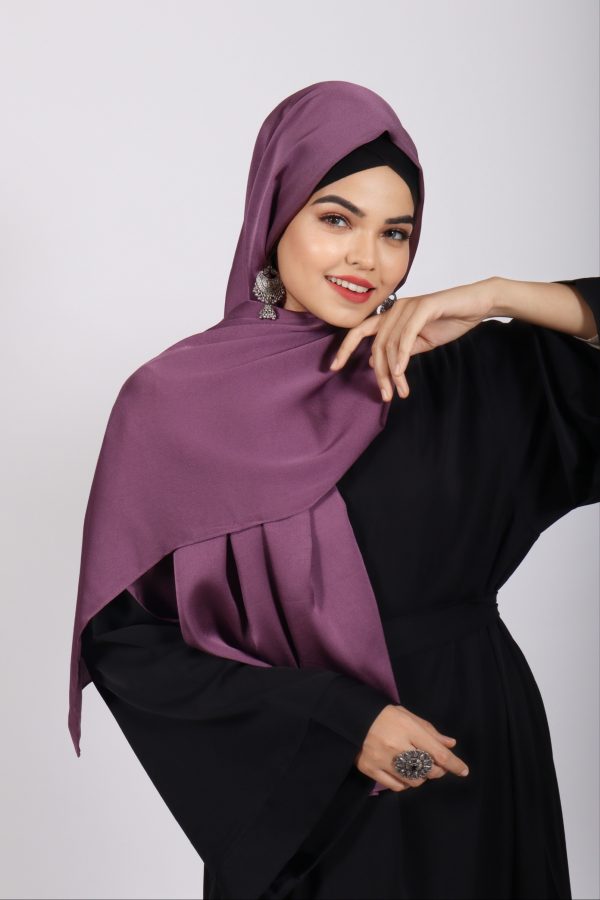 Thunder Purple Turkish Silk Hijab