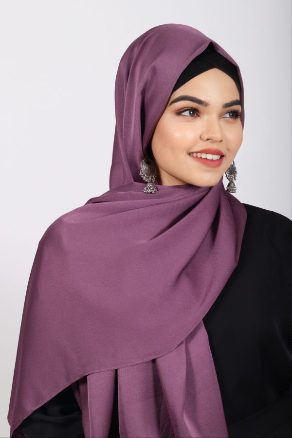 Thunder Purple Turkish Silk Hijab