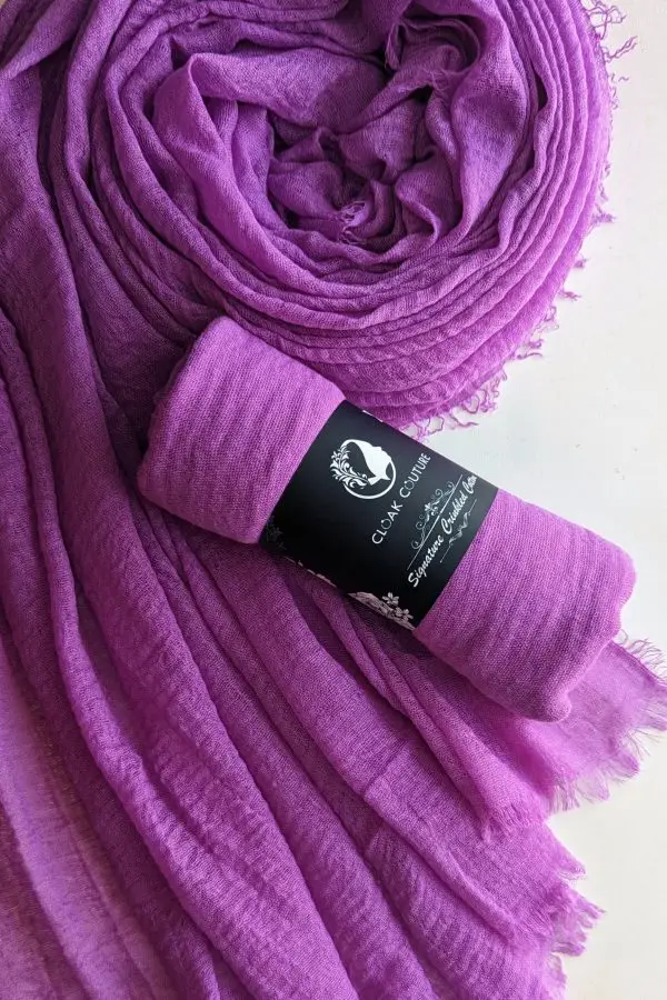 Crysanthimum Crinkled Cotton Hijab