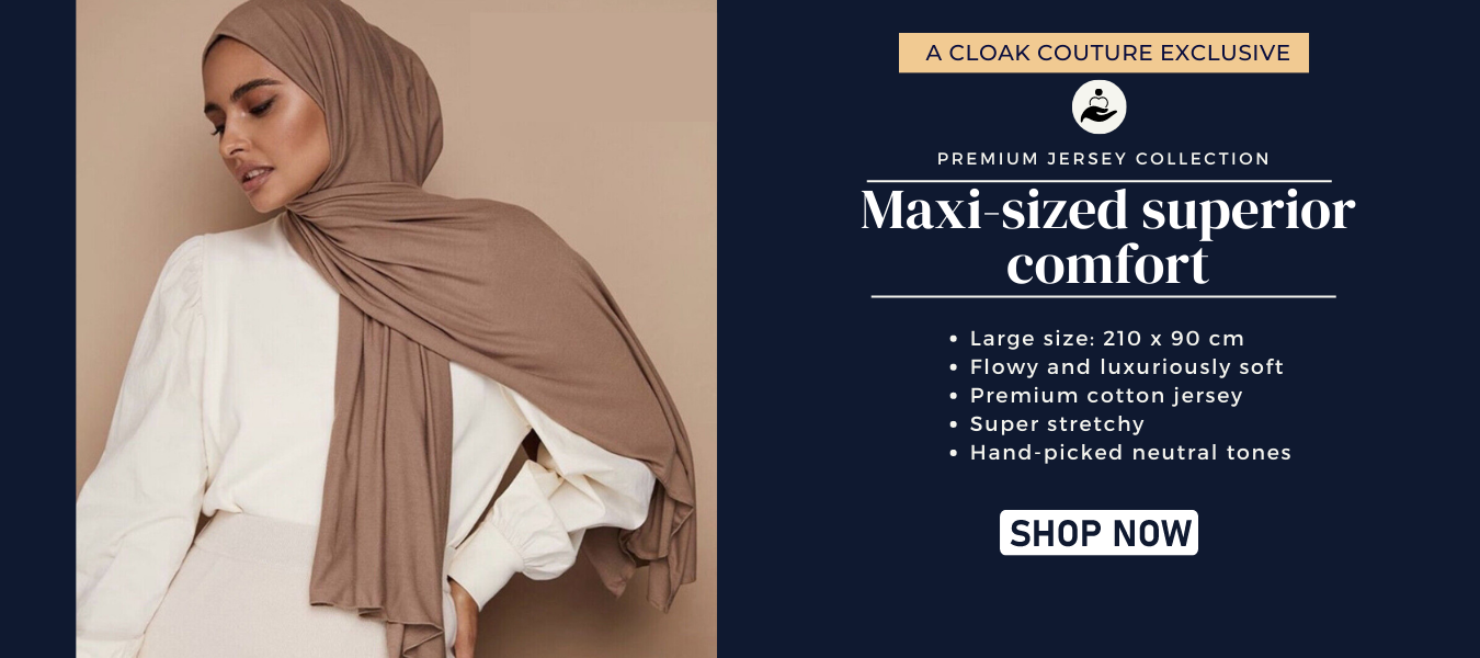Premium Jersey Hijabs - Soft and Stretchy