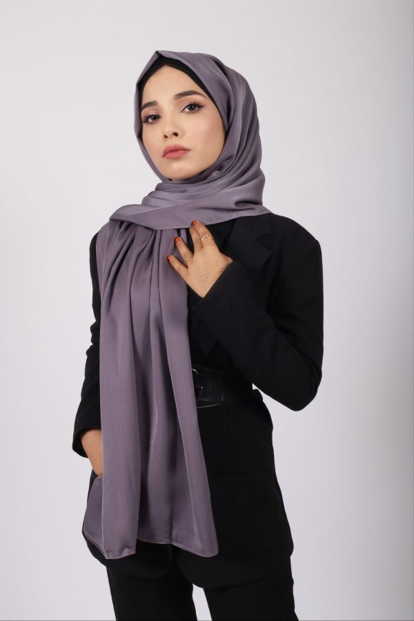 Blueberry Turkish Satin Hijab