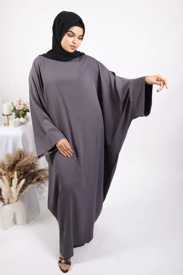 Farasha Kaftan Abaya - Grey