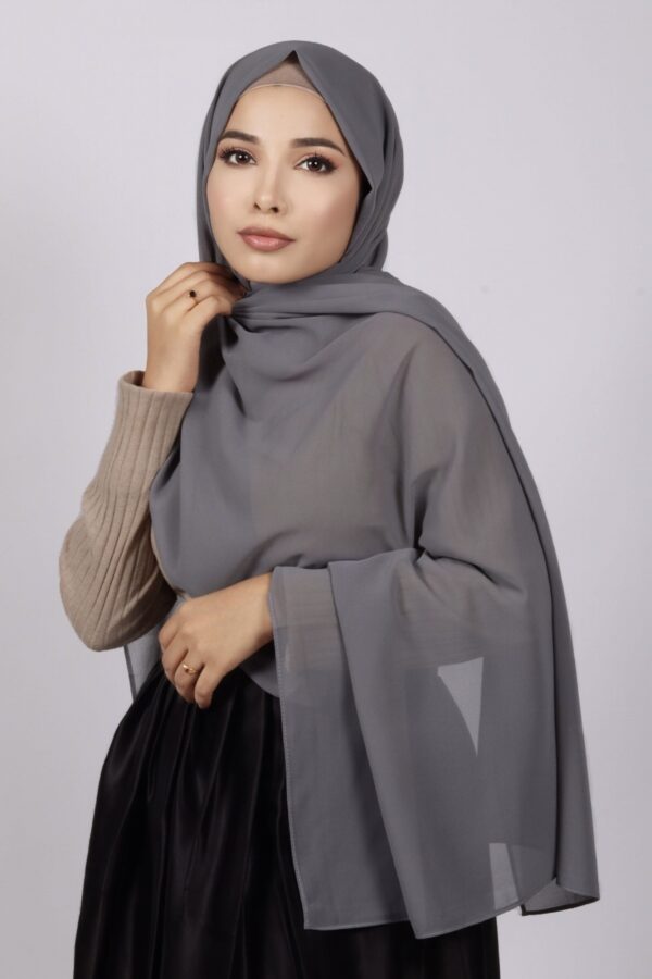 Koala Grey Premium Chiffon Hijab