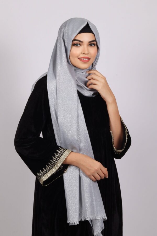 Platinum Premium Zari Hijab