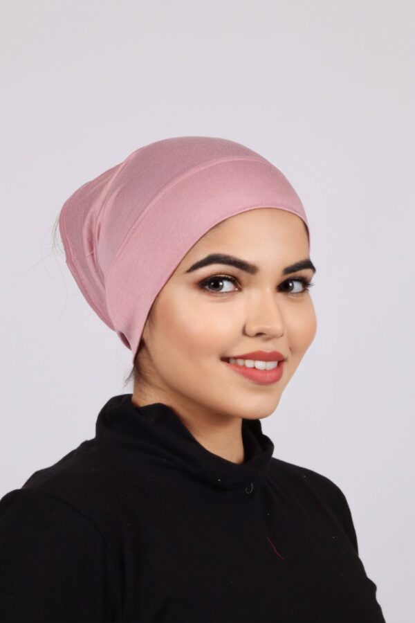 Pink Tube Hijab Cap