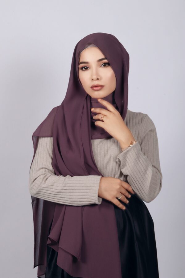 Dusty Purple Premium Chiffon Hijab