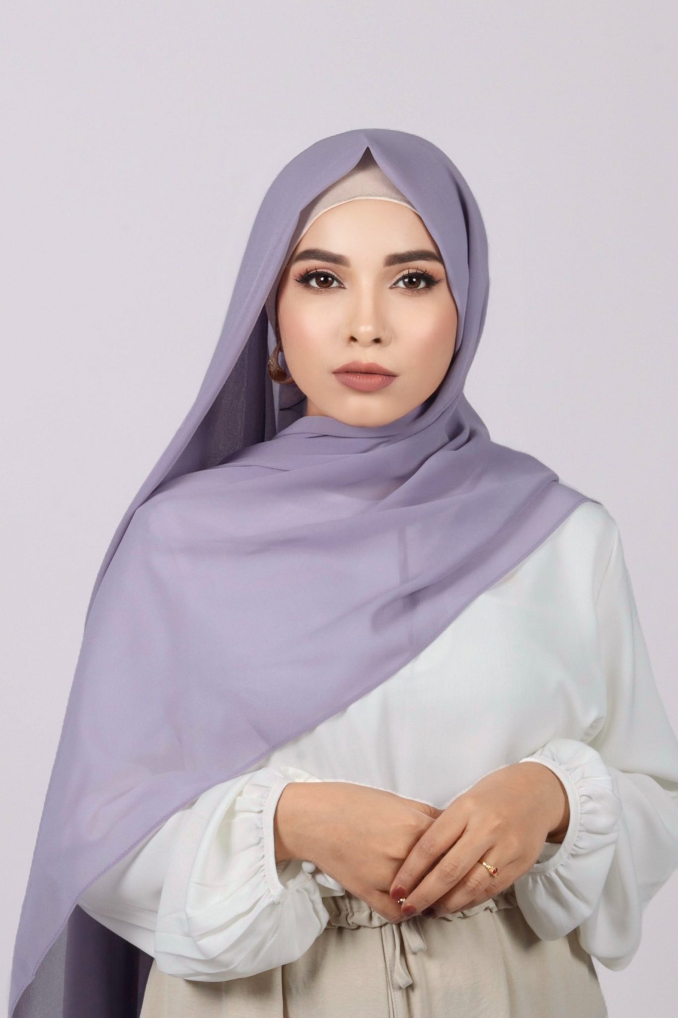 Lilly Premium Chiffon Hijab Cloak Couture