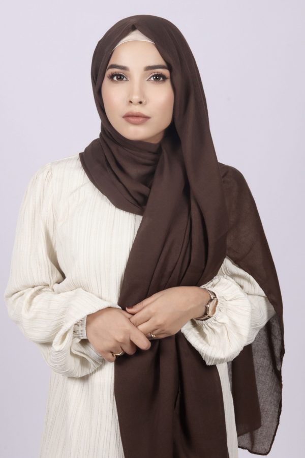 Chocolate Classic Cotton Hijab