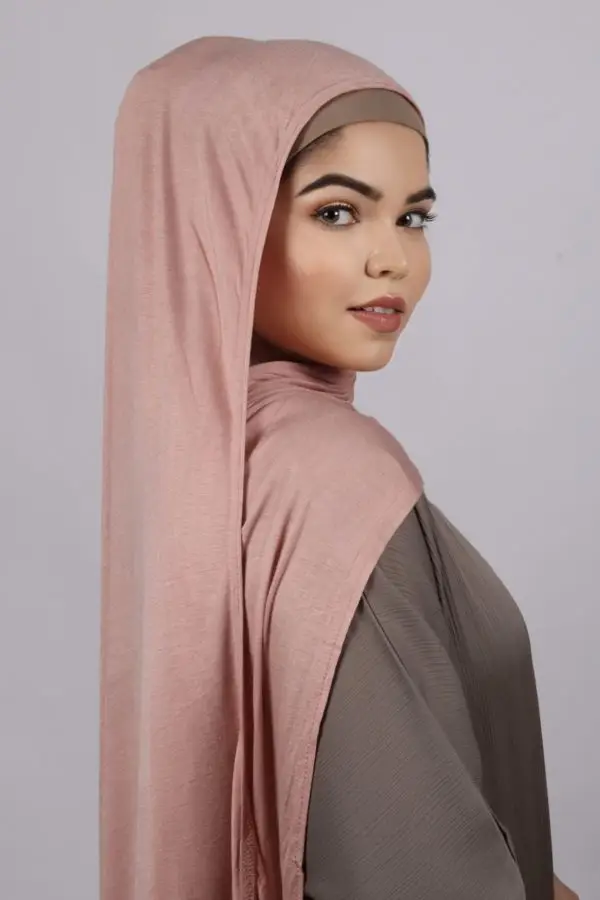 Salmon Classic Jersey Hijab