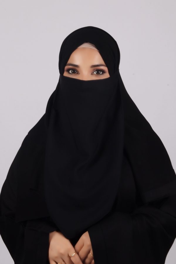Black Half Niqab