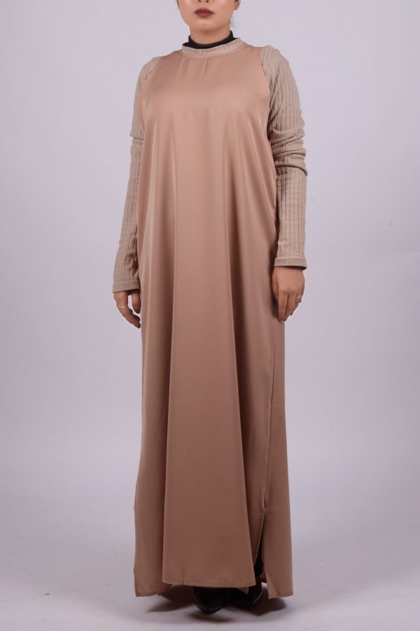 Inner Layering Dress / Slip – Nude Beige