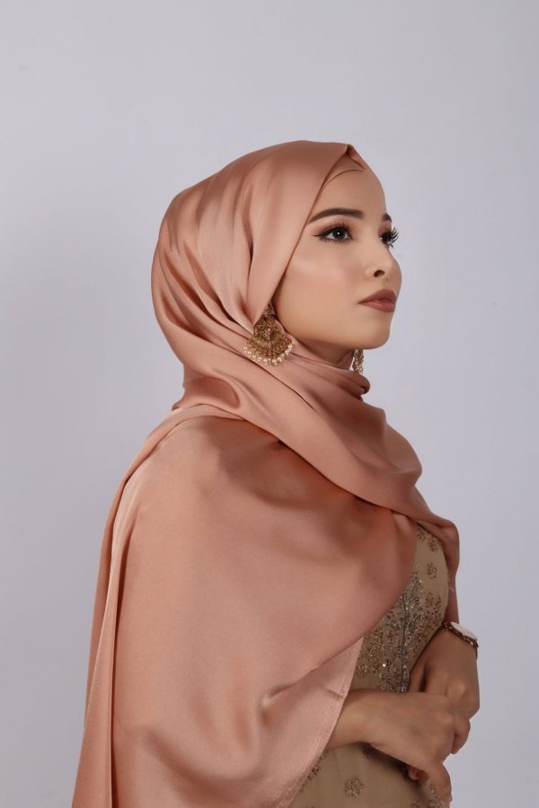 Vintage Copper Turkish Silk Hijab