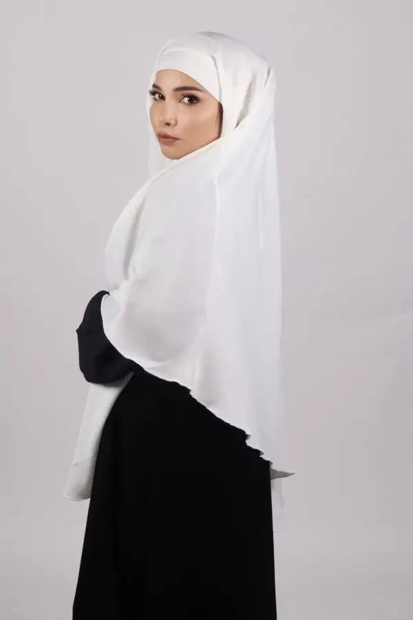 Arwa Nida Khimar White