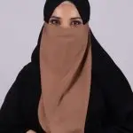Tan Half Niqab
