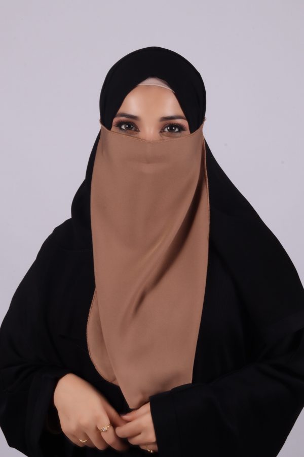 Tan Half Niqab