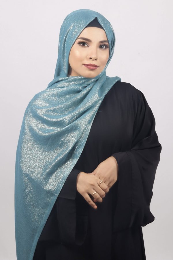 Mermaid Premium Zari Hijab