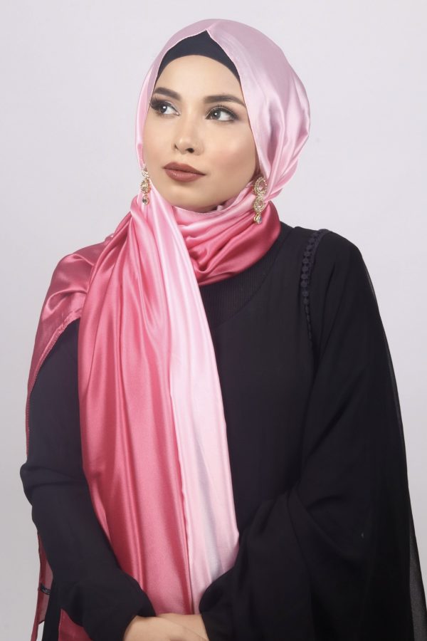Bubblegum Ombre Silk Hijab