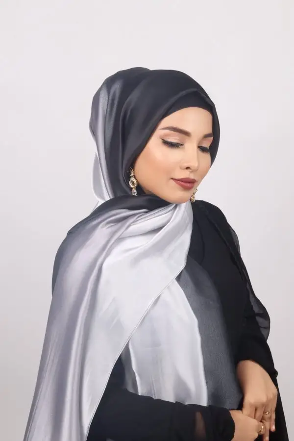 Night & Day Ombre Silk Hijab