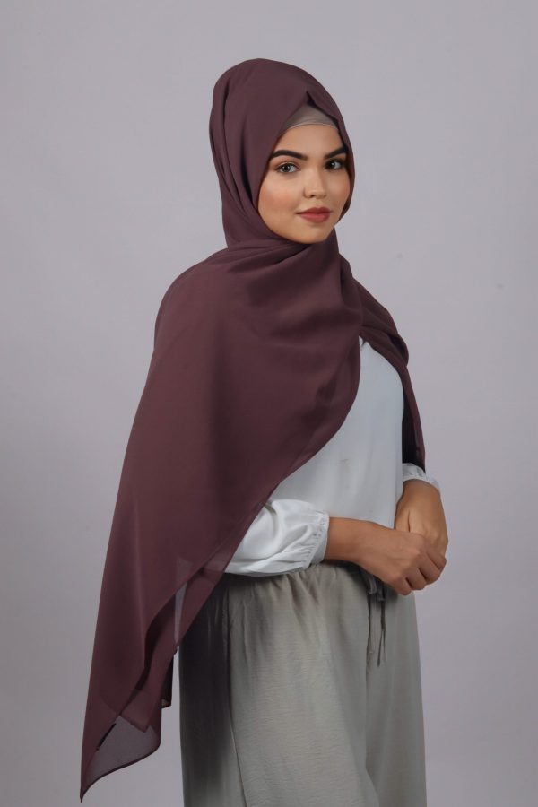 Chocoberry Premium Chiffon Hijab