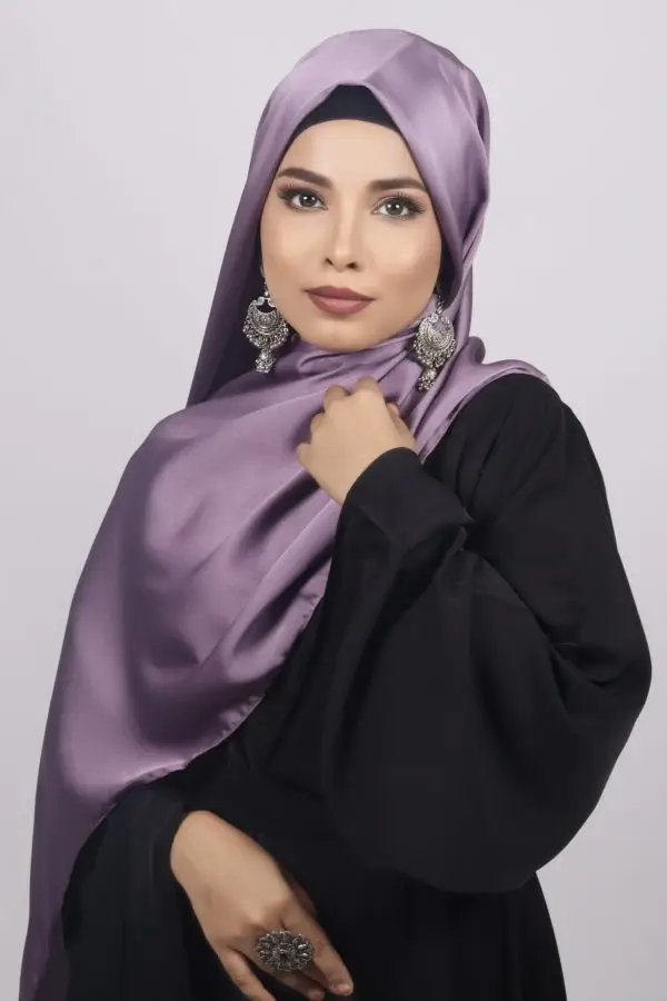 Aubergine Turkish Silk Hijab