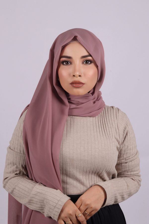Cherry Pink Premium Chiffon Hijab