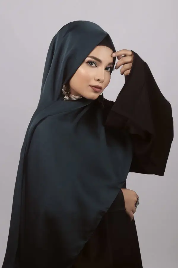 Peacock Turkish Silk Hijab