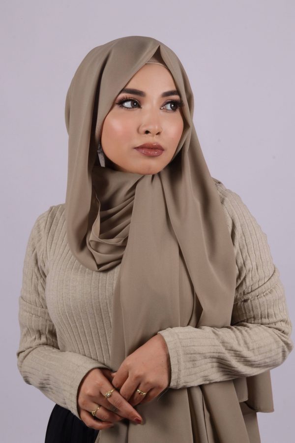 Sand Premium Chiffon Hijab
