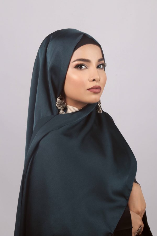 Peacock Turkish Silk Hijab