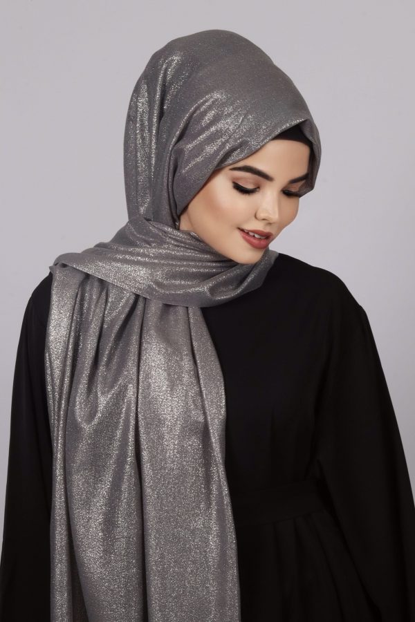 Chrome Premium Zari Hijab