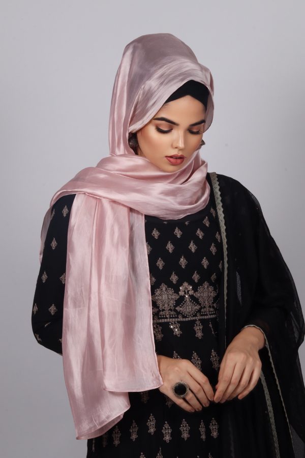 Misty Pink Premium Organza Hijab