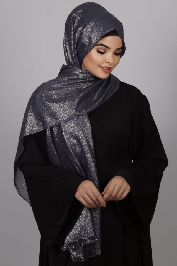 Kyanite Premium Zari Hijab