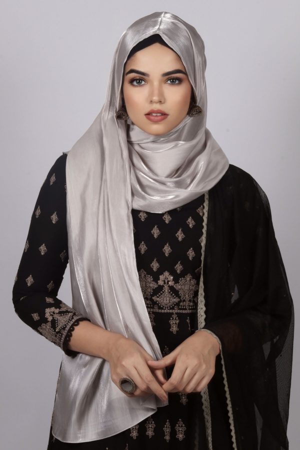 White Gold Premium Oranza Hijab