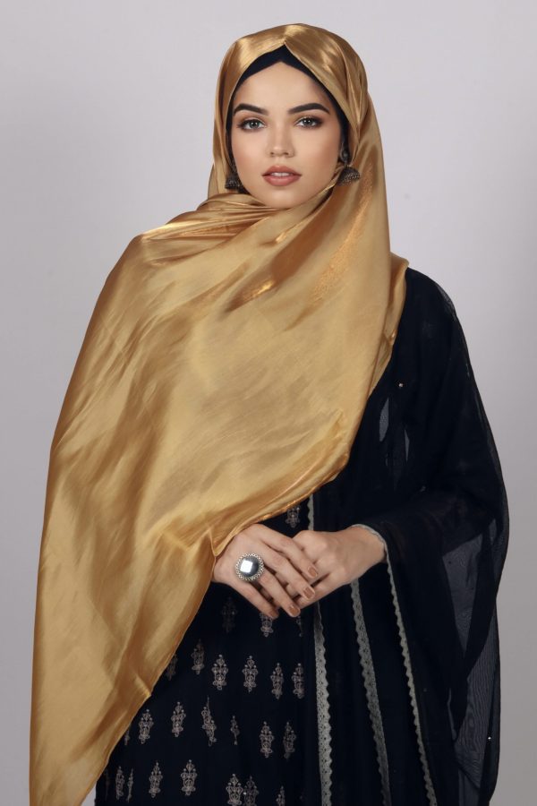 Golden Sandal Premium Organza Hijab