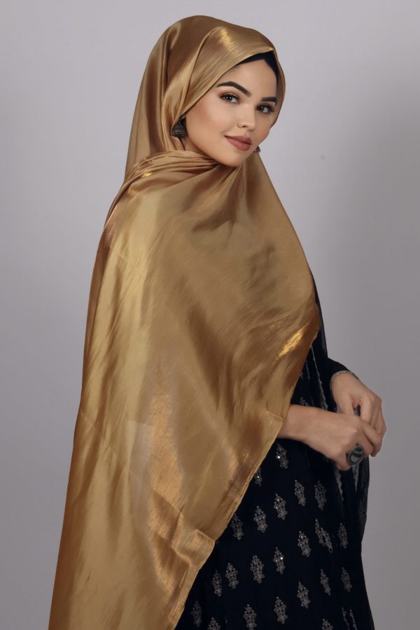 Golden Sandal Premium Organza Hijab