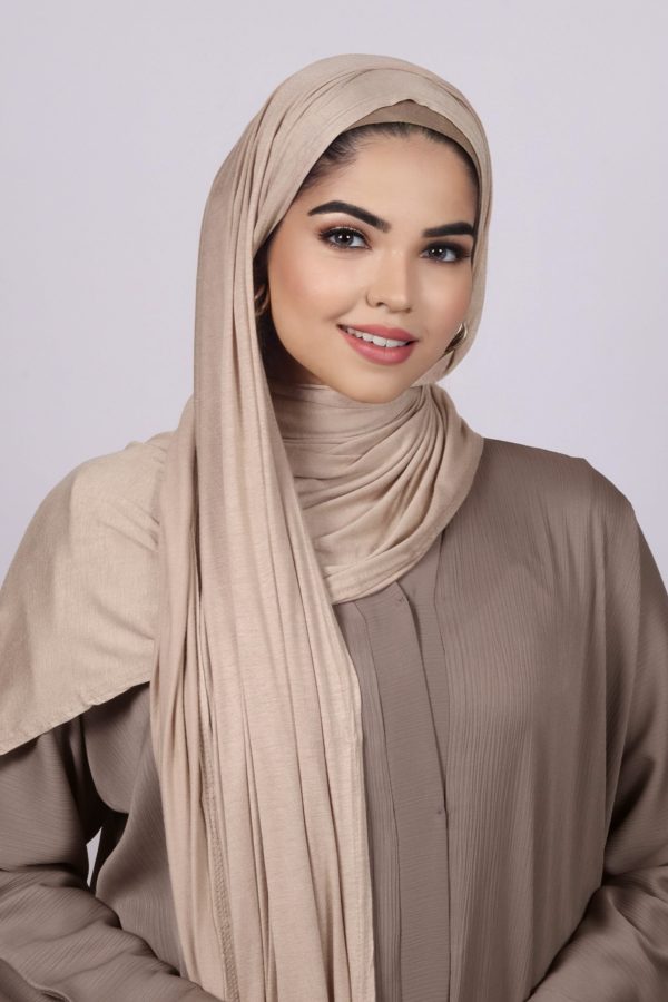 Almond Beige Classic Jersey Hijab