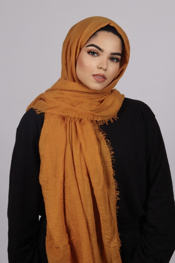 Mango Premium Crinkled Cotton Hijab