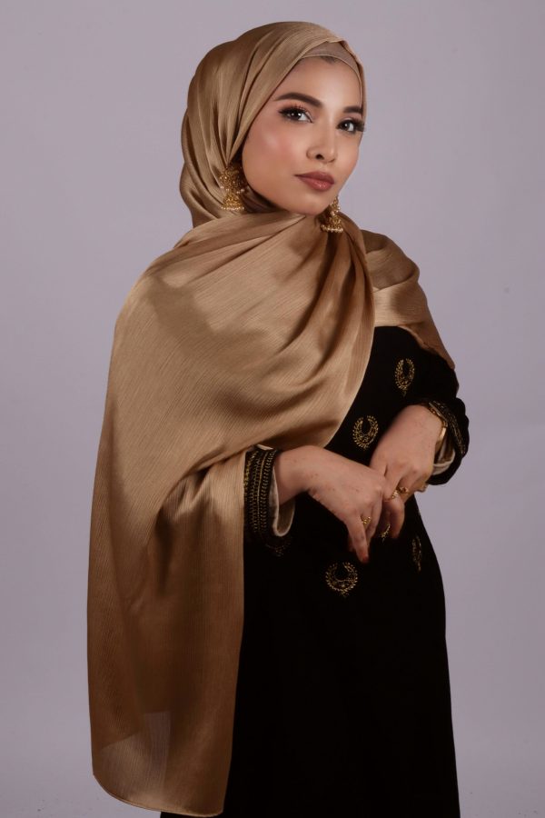 Dune Gold Muna Satin Hijab