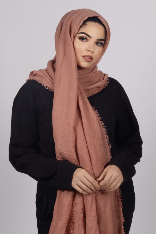 Salmon Rose Premium Chiffon Hijab