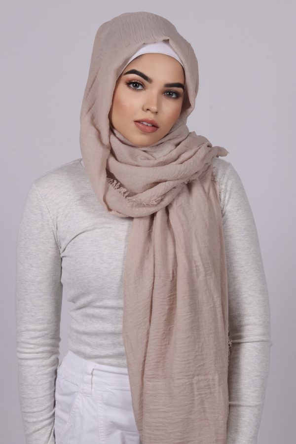 Apple Premium Crinkled Cotton Hijab