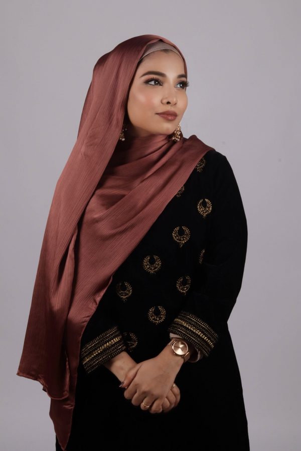 Cherry Bronze Muna Satin Hijab