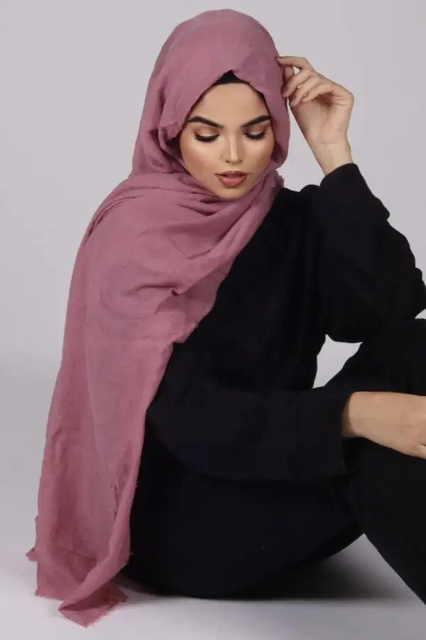 Rose Premium Crinkled Cotton Hijab