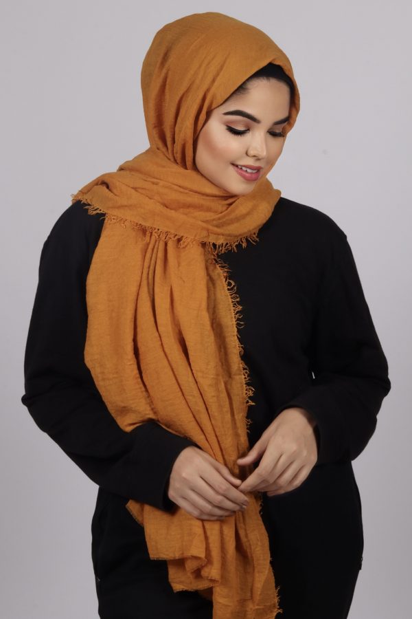 Mango Premium Crinkled Cotton Hijab